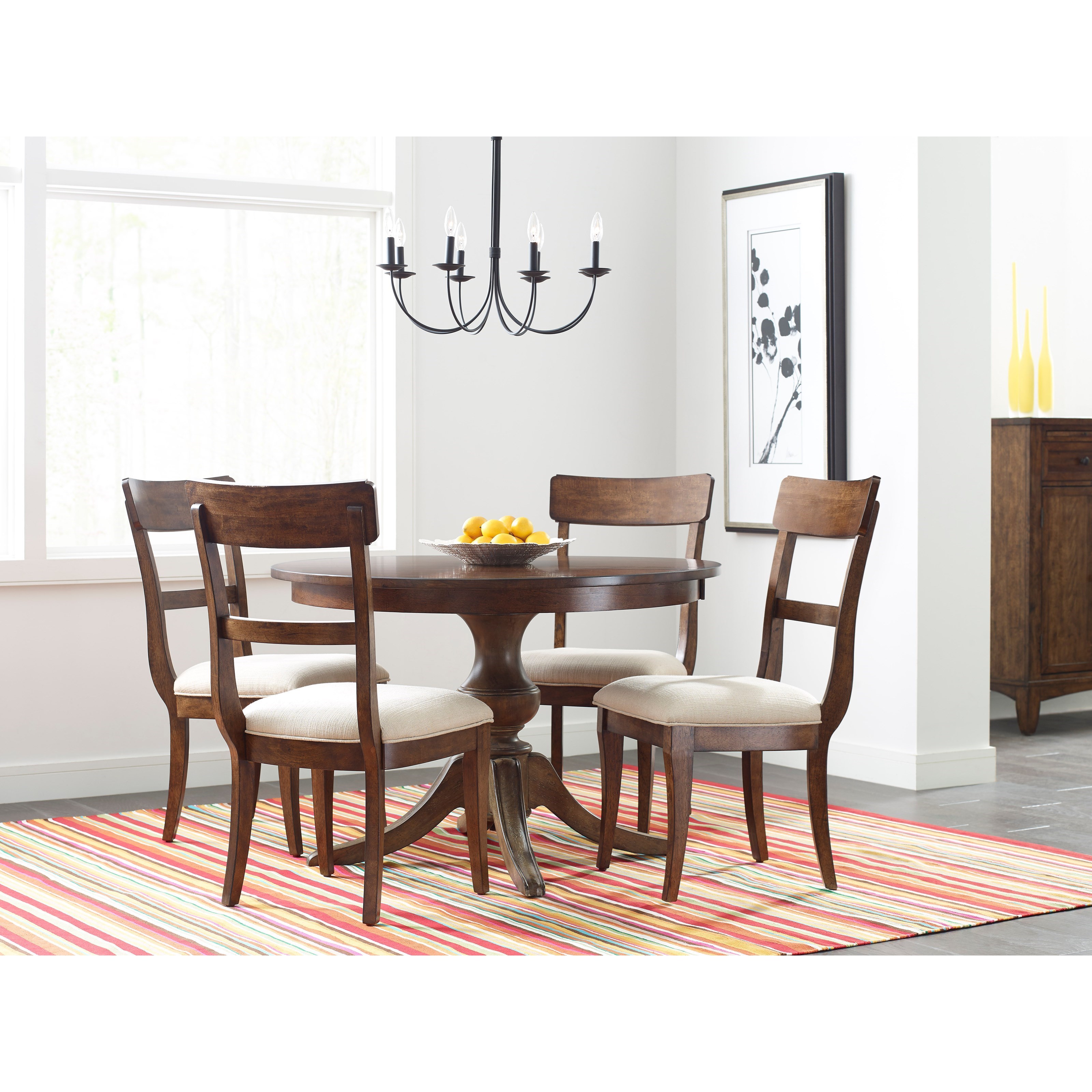 Kincaid Furniture The Nook 44" Round Solid Wood Dining Table with Wood